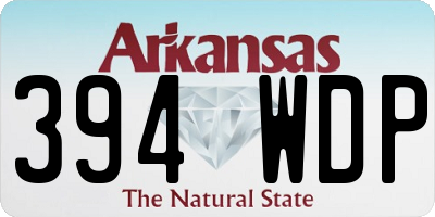 AR license plate 394WDP