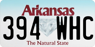 AR license plate 394WHC