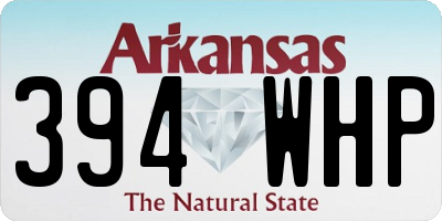 AR license plate 394WHP