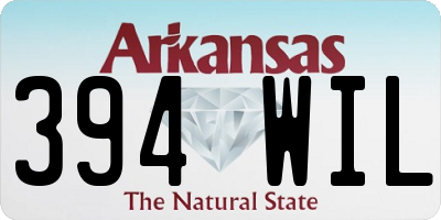 AR license plate 394WIL