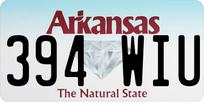 AR license plate 394WIU
