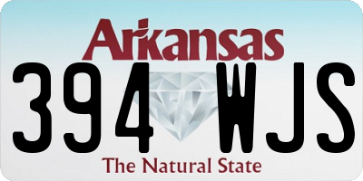 AR license plate 394WJS
