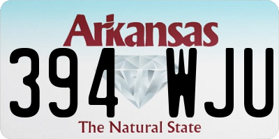 AR license plate 394WJU