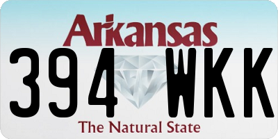 AR license plate 394WKK