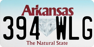 AR license plate 394WLG