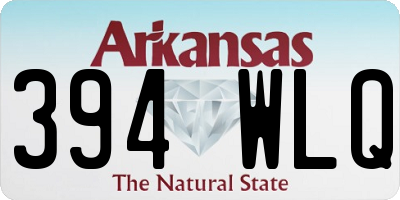 AR license plate 394WLQ
