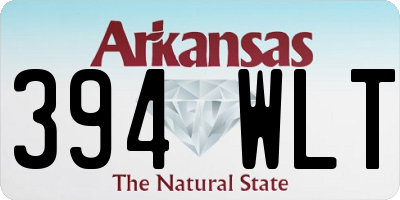 AR license plate 394WLT