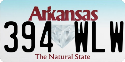 AR license plate 394WLW