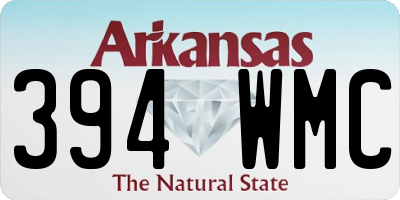 AR license plate 394WMC