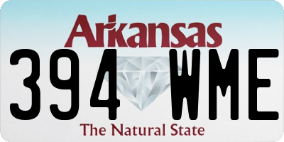 AR license plate 394WME