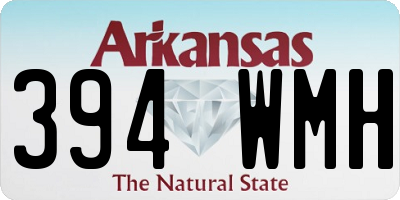 AR license plate 394WMH