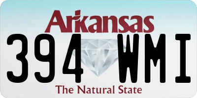 AR license plate 394WMI