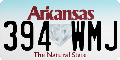 AR license plate 394WMJ