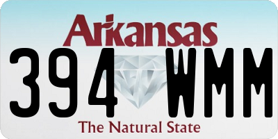 AR license plate 394WMM