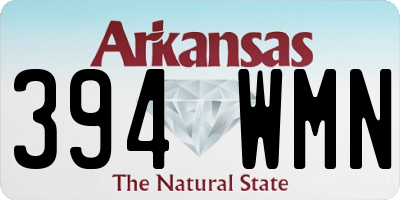AR license plate 394WMN