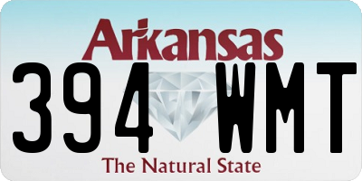 AR license plate 394WMT