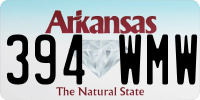 AR license plate 394WMW