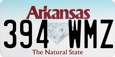 AR license plate 394WMZ