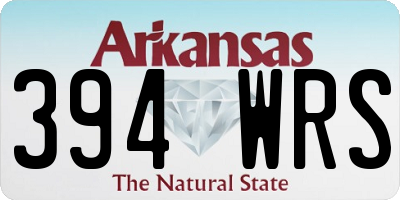 AR license plate 394WRS