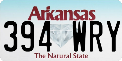 AR license plate 394WRY