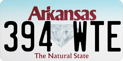 AR license plate 394WTE