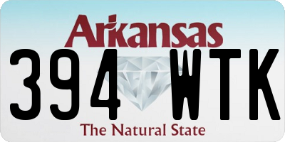 AR license plate 394WTK