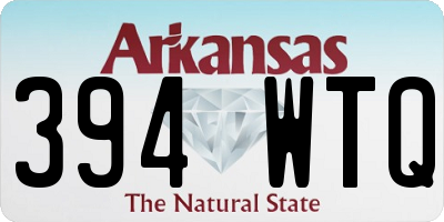 AR license plate 394WTQ
