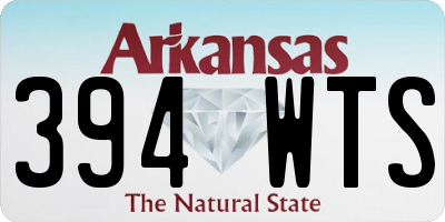 AR license plate 394WTS