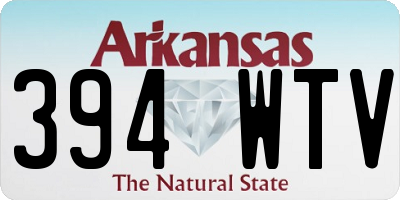 AR license plate 394WTV