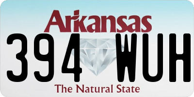 AR license plate 394WUH