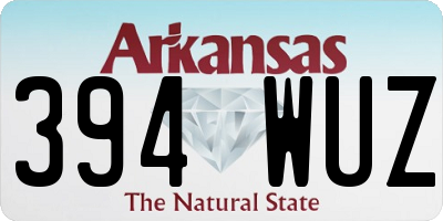 AR license plate 394WUZ