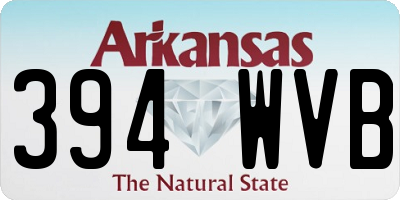 AR license plate 394WVB