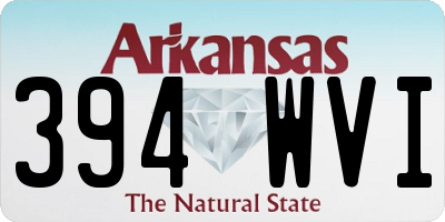 AR license plate 394WVI