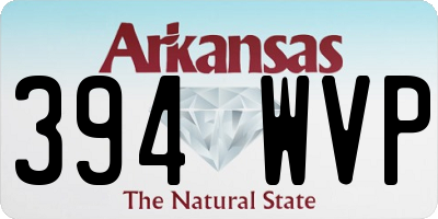 AR license plate 394WVP