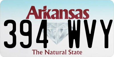 AR license plate 394WVY