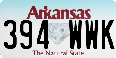 AR license plate 394WWK