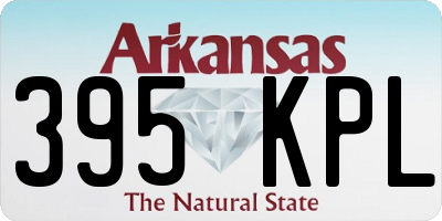 AR license plate 395KPL