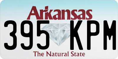 AR license plate 395KPM