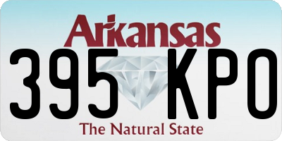 AR license plate 395KPO