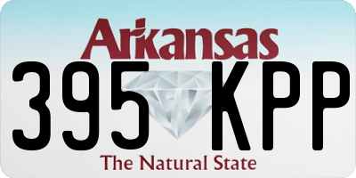 AR license plate 395KPP