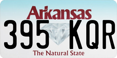 AR license plate 395KQR