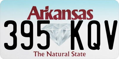 AR license plate 395KQV