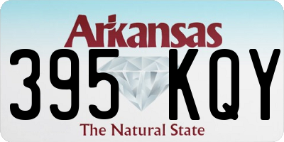 AR license plate 395KQY