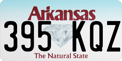 AR license plate 395KQZ