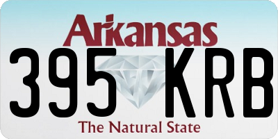 AR license plate 395KRB