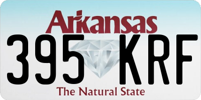 AR license plate 395KRF