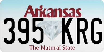AR license plate 395KRG