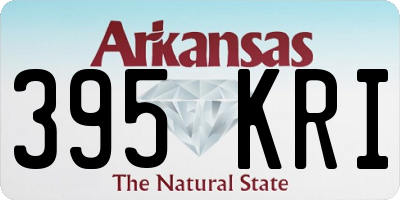 AR license plate 395KRI