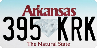 AR license plate 395KRK