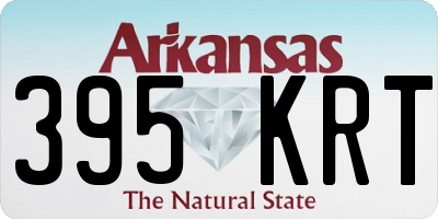 AR license plate 395KRT